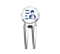 no/no Cura Uomini Lesioni Corpo Art Deco Moda Golf Divot Tool Golf Marker Strumento di Riparazione