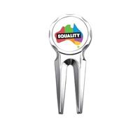 no/no Differenza di genere Australian Rainbow Equality Golf Divot Tool Golf Marker Strumento di riparazione