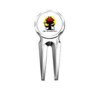 no/no End Dark Rules Art Deco Fashion Golf Divot Tool Golf Marker Strumento di riparazione
