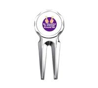 no/no Expressing Grateful Life Friends Golf Divot Tool Golf Ball Marker Strumento di riparazione