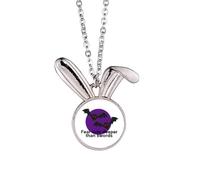 no/no Film Dialogue Fear s Wound Rabbit collana ciondolo coniglietto animale gioielli regalo
