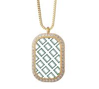 no/no Filmati che giocano i modelli di sigillo collana ciondolo diamante cristallo gioielli d'oro