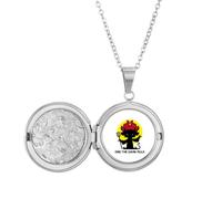 no/no Fine Dark Rules Art Deco Fashion medaglione collana tenere immagine gioielli regalo di compleanno