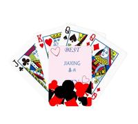 no/no Gioco classico della carta da gioco del poker di simbolo di modo di arte deco dell'icona della città di Jiaxing