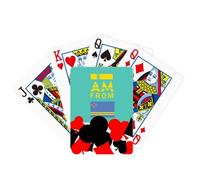 no/no I Am From Aruba Art Deco Fashion Symbol Poker Gioco Classico