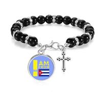no/no I Am from Cuba Art Deco Fashion Bracciale di perline Boho Jewelry
