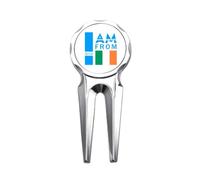 no/no I Am From Ireland Art Deco Fashion Golf Divot Tool Golf Marker Strumento di riparazione