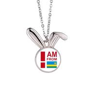no/no I Am From Rwanda Art Deco Fashion Coniglio Collana Pendente Bunny Animal Gioielli Regalo