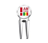 no/no I Am From Senegal Art Deco Fashion Golf Divot Tool Golf Marker Strumento di riparazione