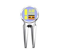 no/no I Am From Uganda Art Deco Fashion Golf Divot Tool Golf Marker Strumento di riparazione