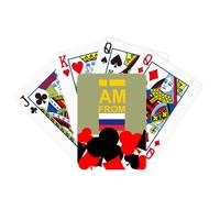 no/no Io vengo dal gioco classico delle carte da gioco del poker di simbolo della Federazione Russa