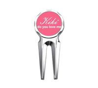 no/no Kiki Do You Love Me Art Deco Fashion Golf Divot Tool Strumento di riparazione per palline da golf
