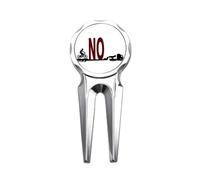no/no La bicicletta nega il trasporto merci Golf Divot Tool Golf Marker Strumento di riparazione