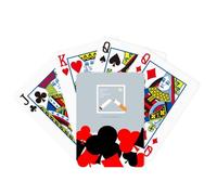 no/no Le sigarette della rottura di logo salvano il gioco classico della carta da gioco del poker del simbolo di vita