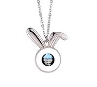 no/no mas Eve Dreams Achievement - Collana con ciondolo a forma di coniglietto, idea regalo