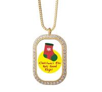 no/no mas Eve Dreams - Collana con ciondolo a forma di sacro, gioiello dorato