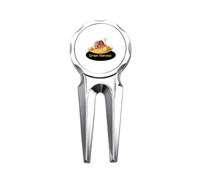 no/no Midsummer Food Joy Harvest Golf Divot Tool Golf Ball Marker Strumento di riparazione