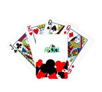 no/no Panda animale materno che alza il gioco classico delle carte da gioco del poker di simbolo