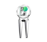 no/no Panda Food Mother Art Deco Fashion Golf Divot Tool Golf Marker Strumento di riparazione