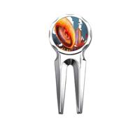 no/no Parco giochi Ruota panoramica Joy Golf Divot Tool Golf Marker Strumento di riparazione