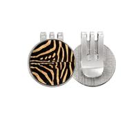 no/no Pinto Feather Design Golf Ball Marker Hat Cap Clip smalto magnetico