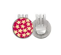 no/no Porcellana Glory Pattern Golf Ball Marker Cappello Cap Clip Smalto magnetico