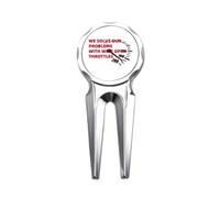 no/no Problem Solving Throttle Panel Golf Divot Tool Golf Ball Marker Strumento di riparazione