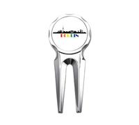 no/no Quote A Great Man Is Great For He Wants To Be A Great Man Golf Divot Tool Golf Marker Strumento di Riparazione