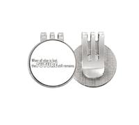 no/no Quote When all else is lost the future still remains - Marcatore per pallina da golf, con clip smaltata magnetica