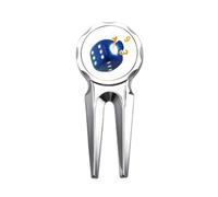 no/no Rules Dadi Mahjong Art Deco Fashion Golf Divot Tool Golf Marker Strumento di Riparazione