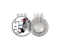 no/no Semplice Pinto Immagine Lettera Animale Golf Ball Marker Cappello Cap Clip Smalto Magnetico