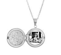 no/no Statua di dio art deco moda medaglione collana tenere immagine gioielli regalo di compleanno