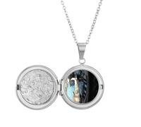 no/no Sunshine Lake Eastern China Secenery medaglione collana tenere immagine gioielli regalo di compleanno