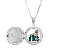 no/no Tiger has Rest - Collana con medaglione in stile art déco, idea regalo di compleanno