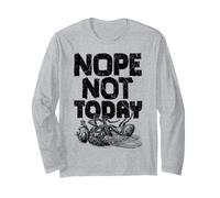 No, Non Oggi Sarcastico Dead House Fly Procrastinazione Maglia a Manica