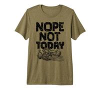 No, Non Oggi Sarcastico Dead House Fly Procrastinazione Maglietta Premium