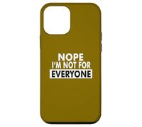 No, non sono per tutti: Uomini single Essere single humor Custodia per iPhone 12 mini