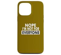 No, non sono per tutti: Uomini single Essere single humor Custodia per iPhone 13 Pro Max