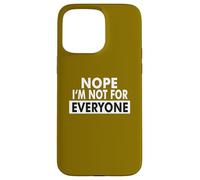 No, non sono per tutti: Uomini single Essere single humor Custodia per iPhone 15 Pro Max