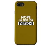 No, non sono per tutti: Uomini single Essere single humor Custodia per iPhone SE (2020) / 7 / 8
