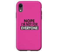 No, non sono per tutti: Uomini single Essere single humor Custodia per iPhone XR