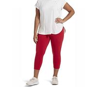 No Nonsense - Leggings da Donna in Cotone - Rosso - 1X