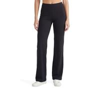 No Nonsense Women's Flared Sport Yoga Pant, Black, Large
