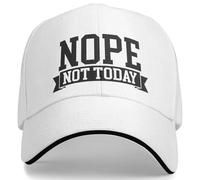 No, Oggi Non Cappello da Golf. per Copricapo Casual, Cappello Unisex alla Moda Vecchio Camionista Stampato, vestibilità Regolabile