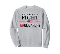 No Oligarchy Fight Broligarchy Anti Fascism Resist Protest Felpa