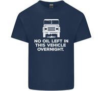 No Olio Sinistro Veicolo per la Notte 4X4 Off Road Uomo Cotone T-Shirt