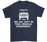 No Olio Sinistro Veicolo per la Notte 4X4 Off Road Uomo T-Shirt 100% Cotone