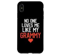 No One Loves Me Like My Grammy Festa della mamma Festa di compleanno Custodia per iPhone XS Max