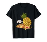 No One Needs To Know Funny Pineapple Hawaiian Pizza Gift Maglietta