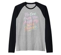 No One Owes You Anything Work Harder Hustle Grind - Maglia con Maniche Raglan
